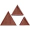 Ekena Millwork Triangle, Closed Back, Vintage Farmhouse Shadow Box Shelves, Barnwood Decor Collection, PK3 DECR15SBTRCBRD - alternate 1